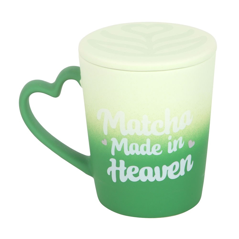 Something Different - Matcha Made in Heaven with Coaster Lid Mok/beker - Groen